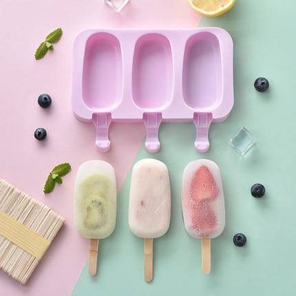 Silicone Cartoon Homemade Ice Cream Molds - Image 0