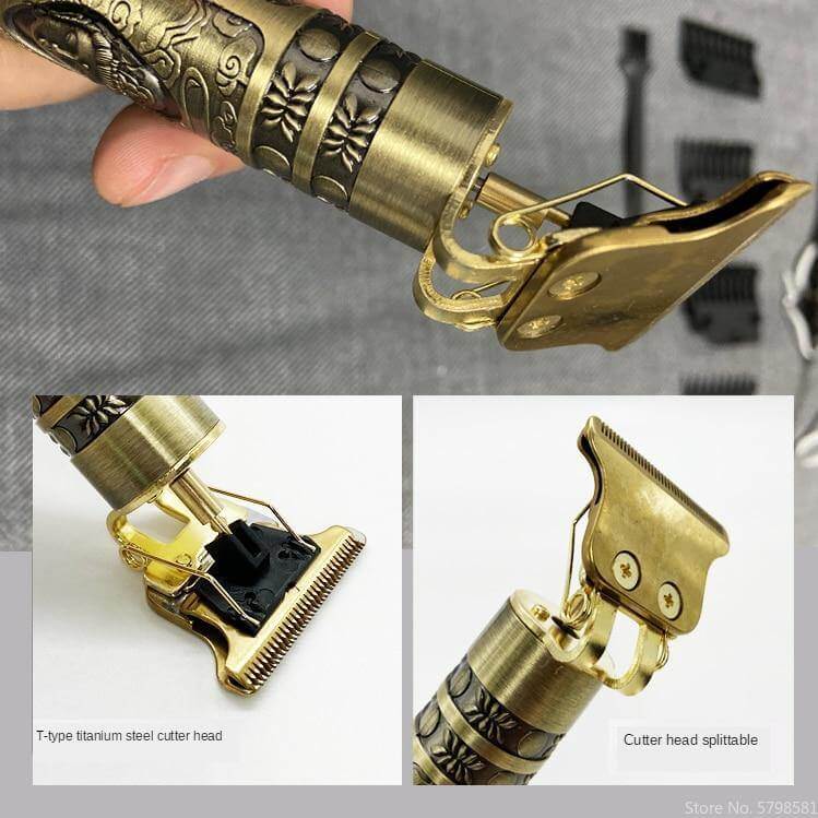 Elegant Vintage Professional Electric Men Hair Trimmer - Image 1