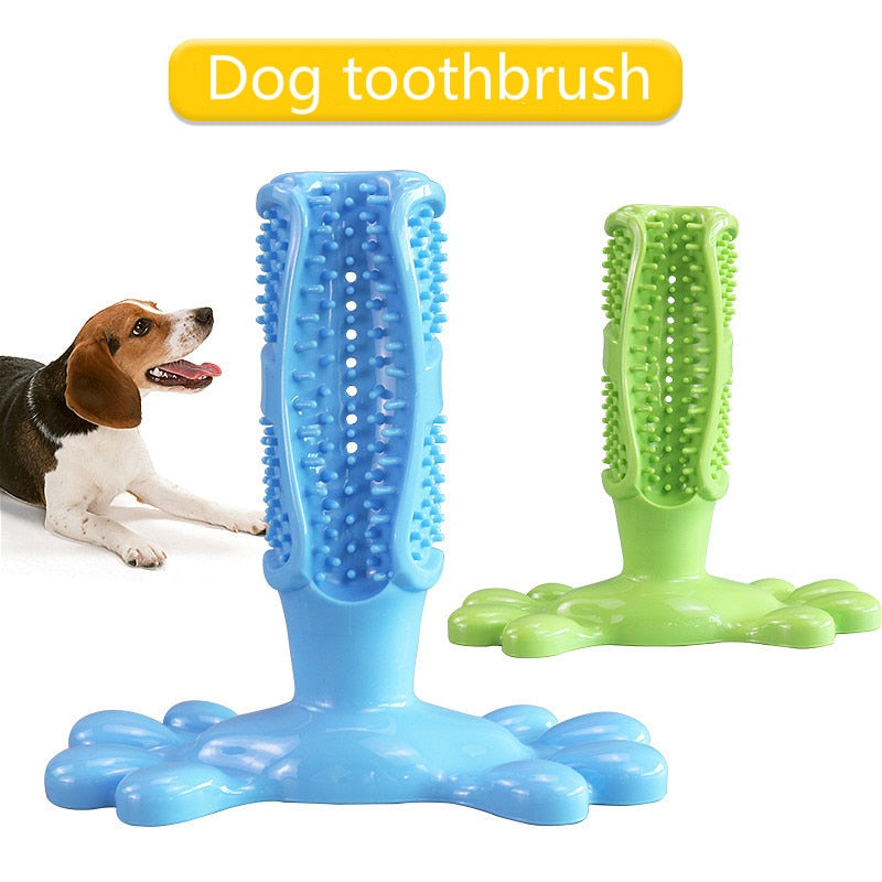 Pet Tooth Cleaner Natural Rubber Chew Toy