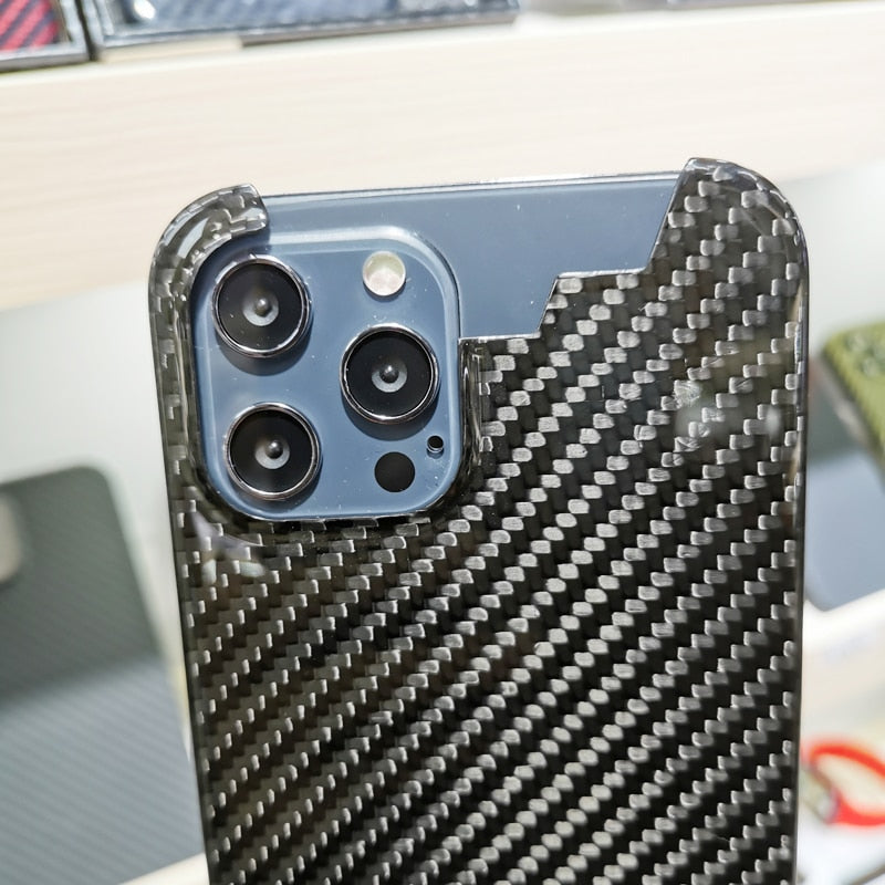 Creative Carbon Fiber Thin iPhone Case - Image 5