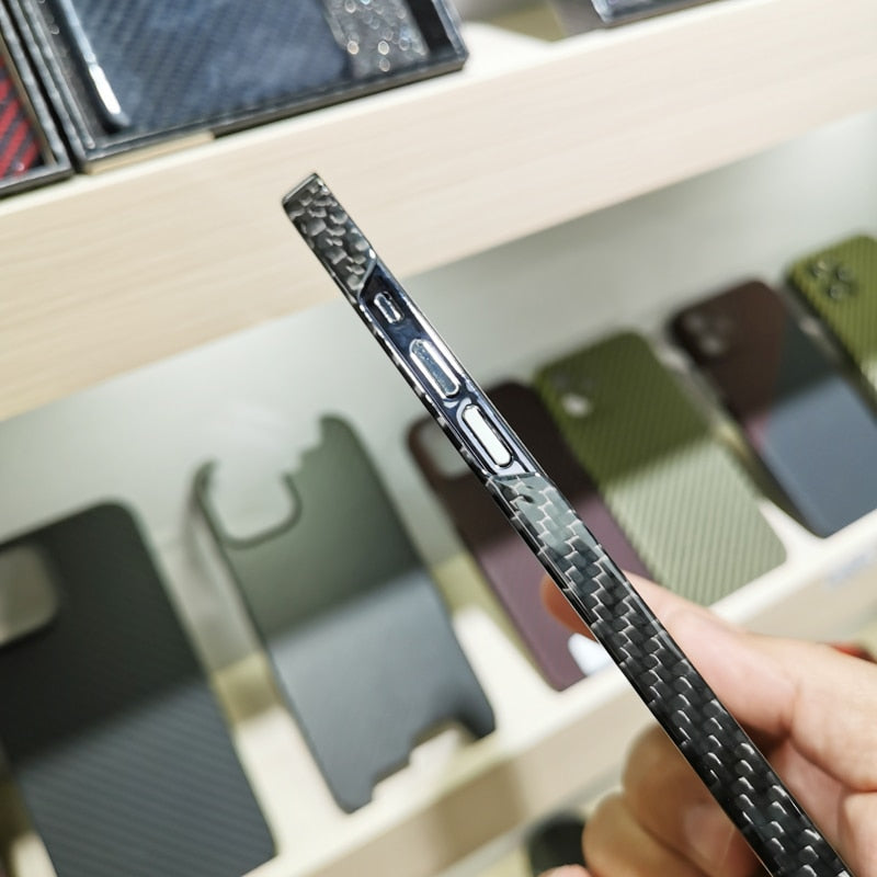 Creative Carbon Fiber Thin iPhone Case - Image 3