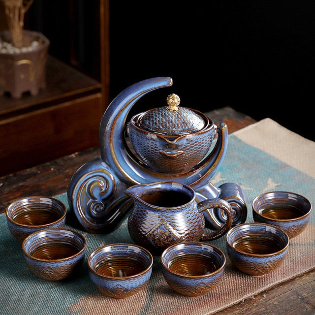 Unique Ancient Chinese Porcelain Teapot Set - Image 7
