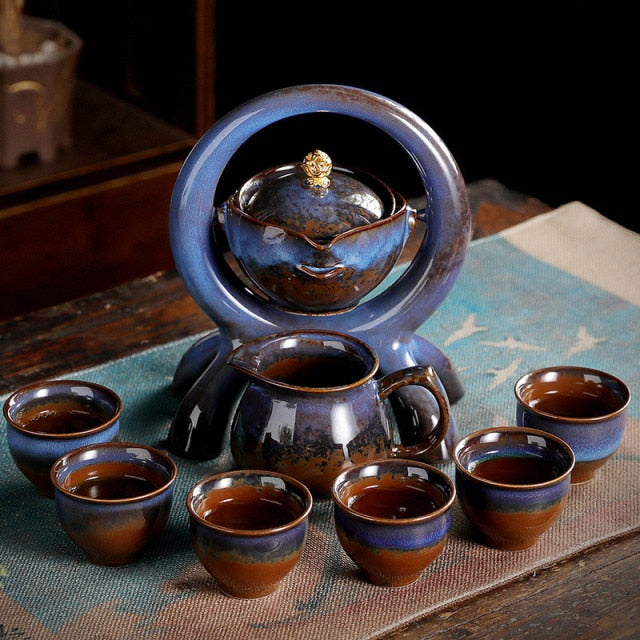 Unique Ancient Chinese Porcelain Teapot Set - Image 1