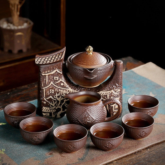 Unique Ancient Chinese Porcelain Teapot Set - Image 2