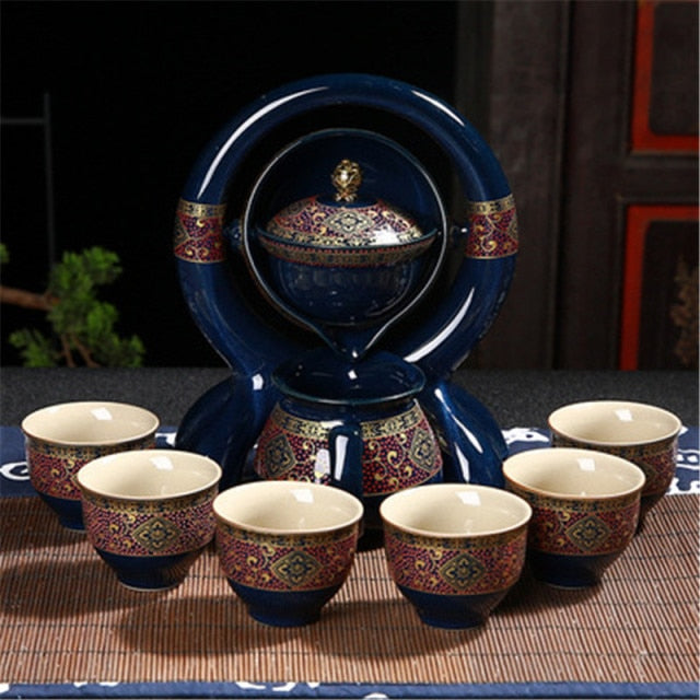 Unique Ancient Chinese Porcelain Teapot Set