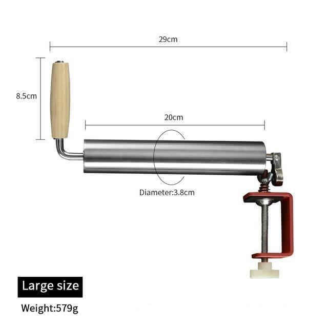 Stainless Steel Easy Dough Roller Pin - Image 13