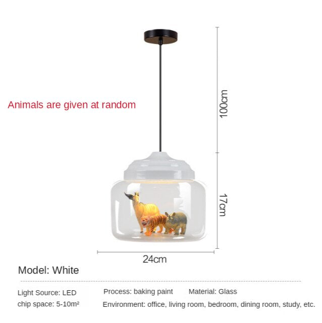 Modern Nordic Minimalist Glass Lampshade Pendant Lamp - Image 7