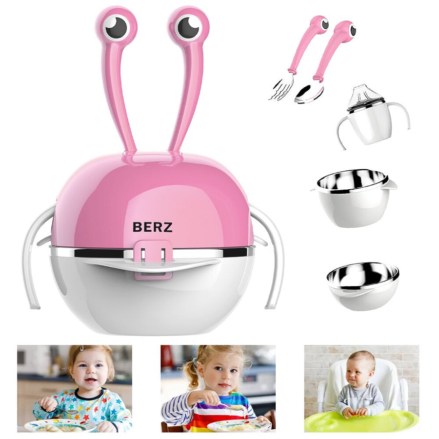 5in1 Deer Baby Tableware Set - Image 1