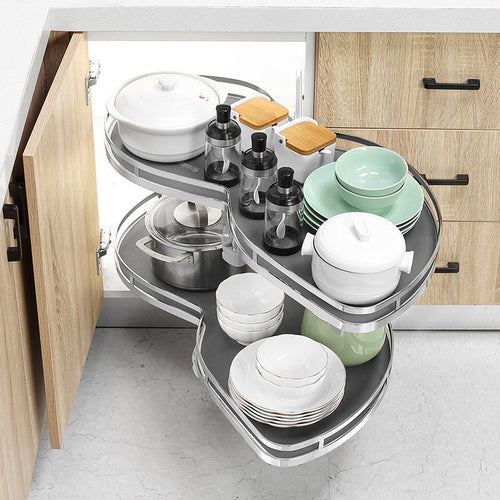 Stainless Steel Flying Corner Kitchen Cabinet - Image 0