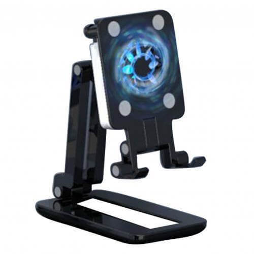 3in1 Selfie Light Adjustable Cooling Fan Phone Holder