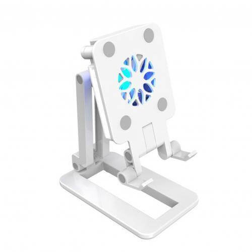 3in1 Selfie Light Adjustable Cooling Fan Phone Holder - Image 15