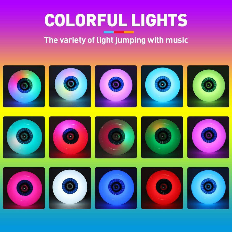 Modern LED Ceiling Bluetooth Music Light Bulb Lamp - Image 2