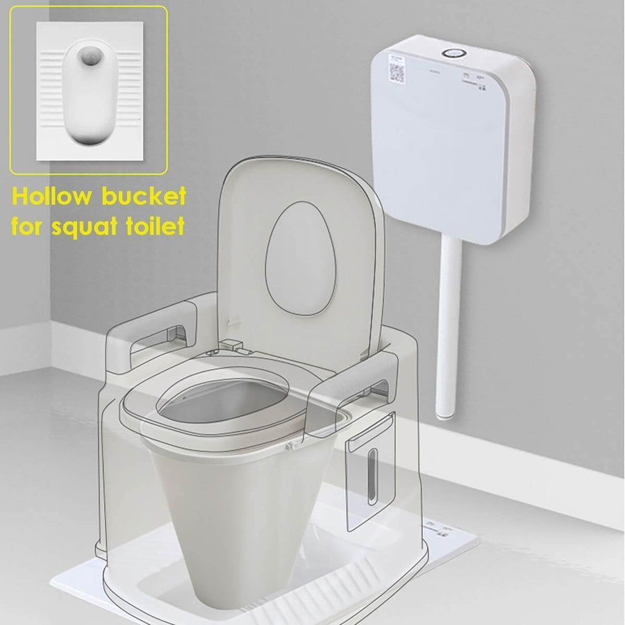 Portable Travel Lightweight Elderly Toilet - Image 2