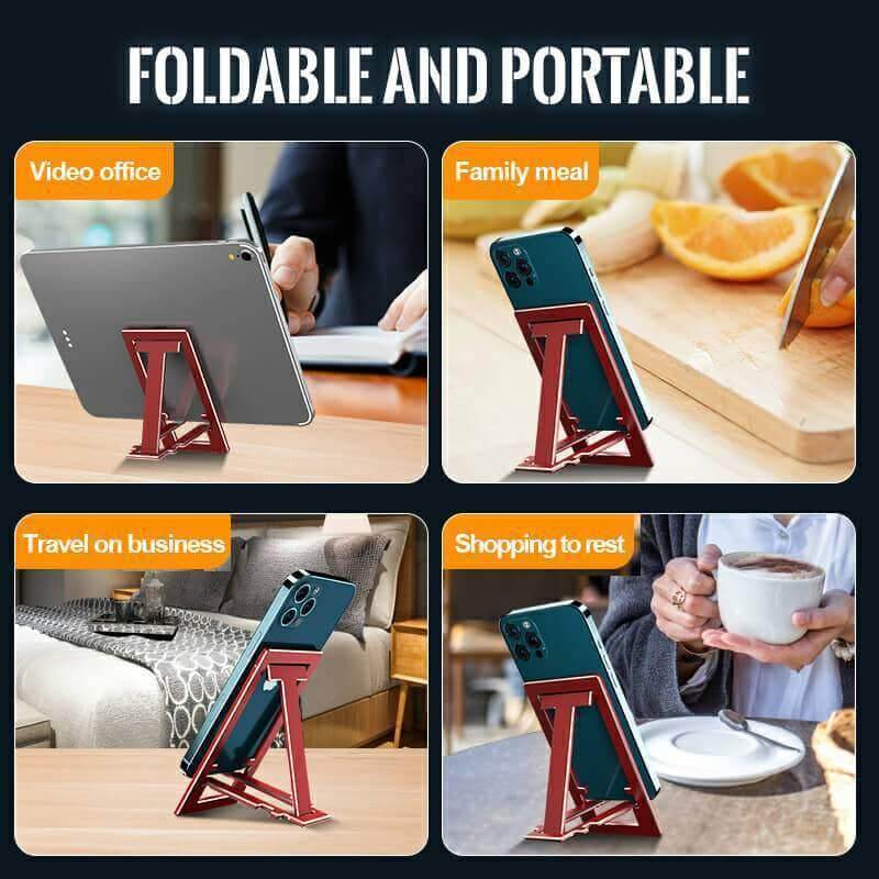 Ultra-thin Portable Foldable Aluminum Phone Holder - Image 3