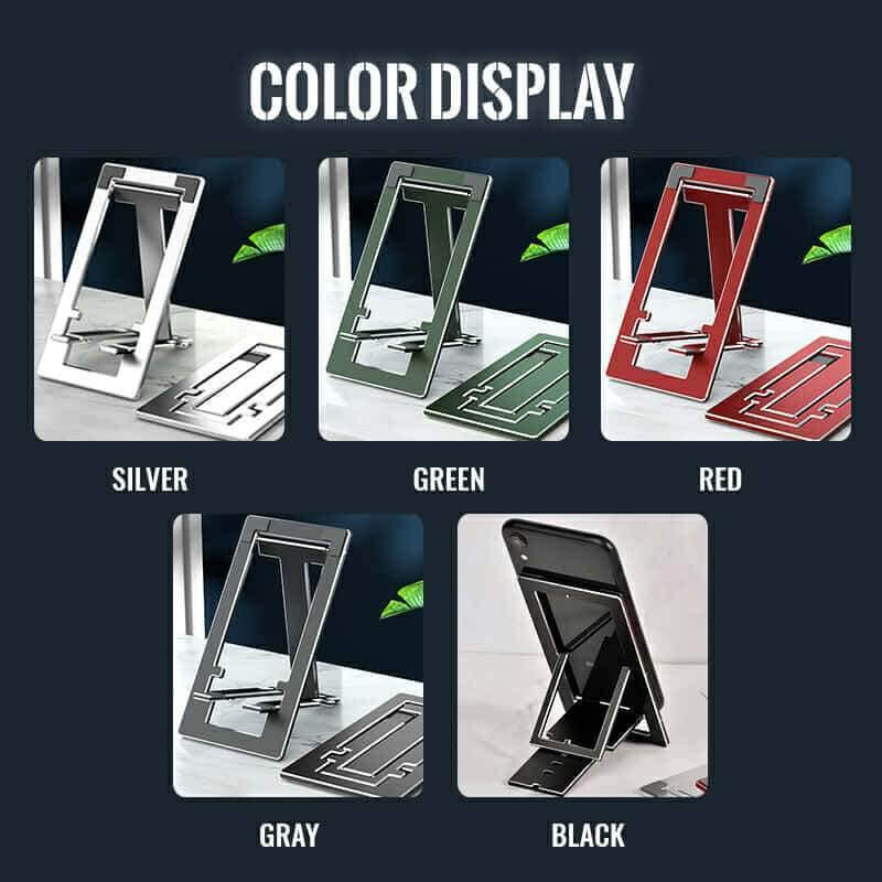 Ultra-thin Portable Foldable Aluminum Phone Holder - Image 8