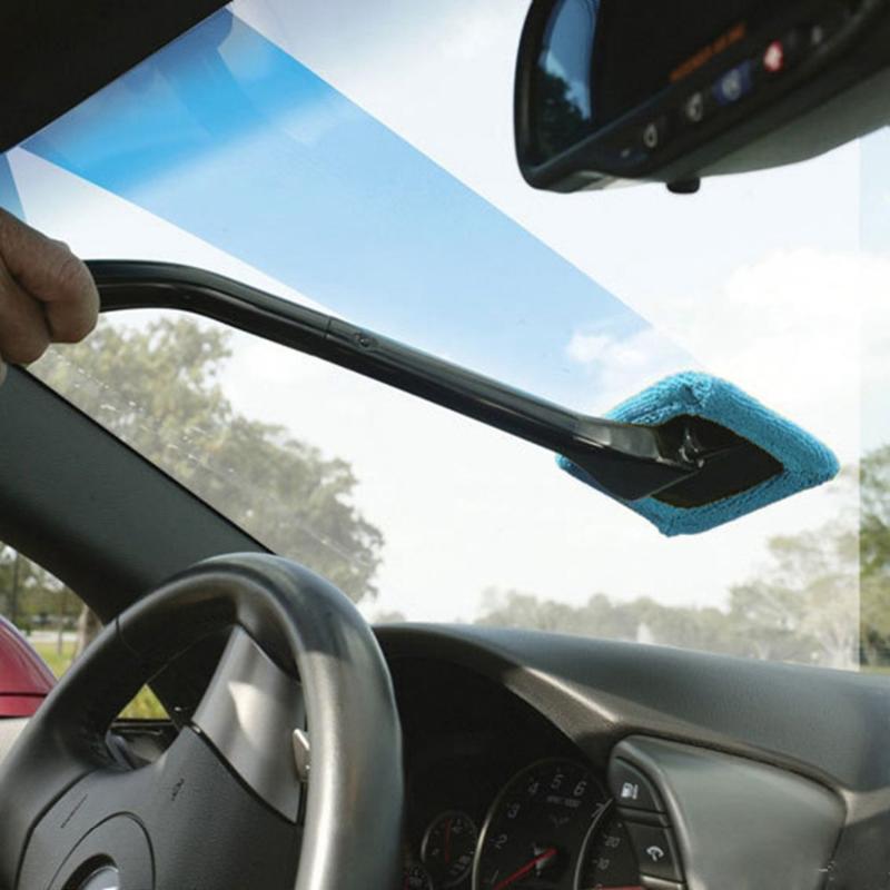 Microfiber Long Handle Easy Car Cleaning Brush - Image 1