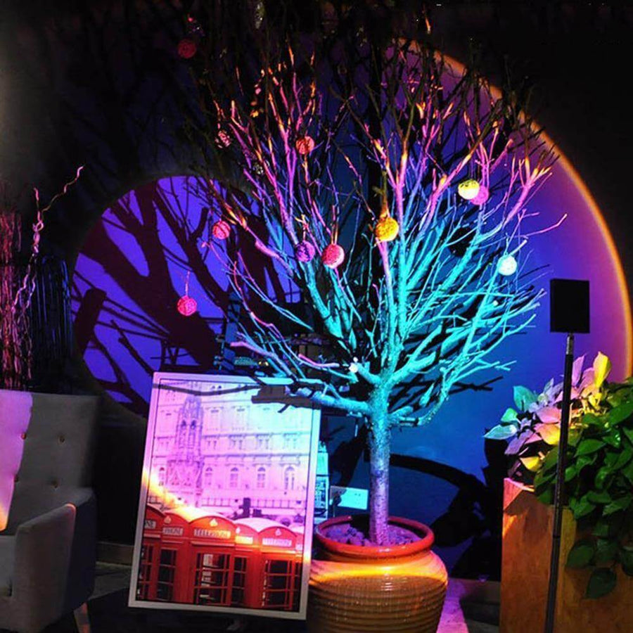 Atmospheric Sunset Robot Lamp LED - Image 3