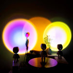 Atmospheric Sunset Robot Lamp LED - MaviGadget