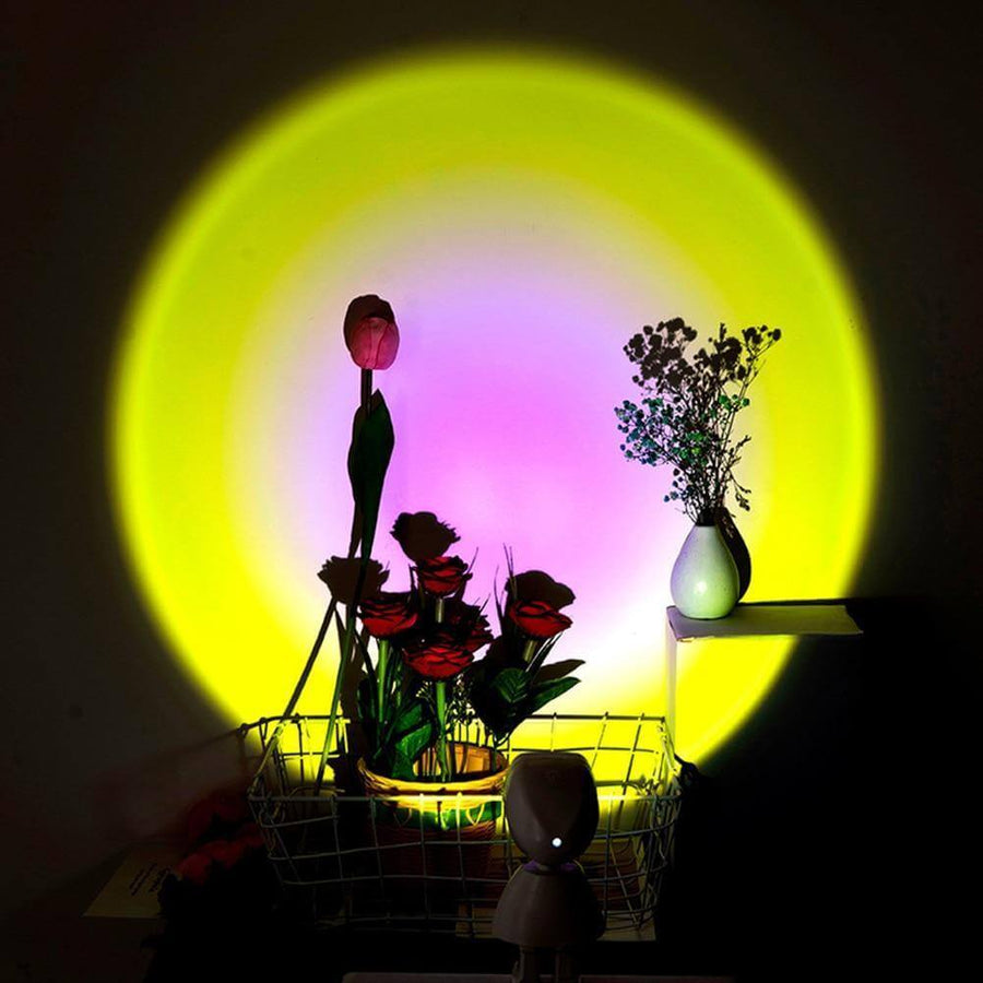 Atmospheric Sunset Robot Lamp LED - Image 4
