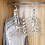 Foldable Non Slip Easy Storage Smart Clothes Hanger - MaviGadget