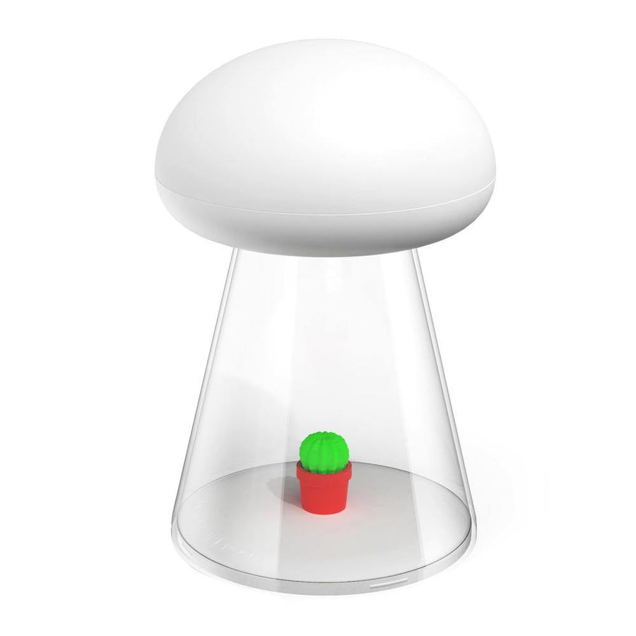 Rechargeable White Cactus USB Mushroom Night Lamp - Image 8