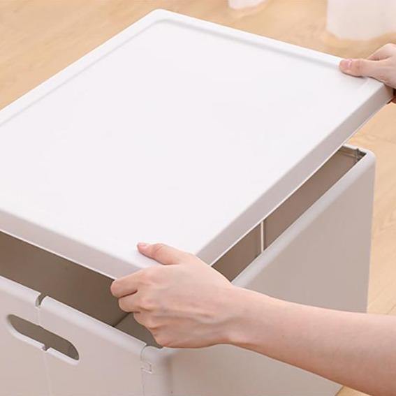 Stackable Folding Home Clothes Storage Organizer Box - Image 9