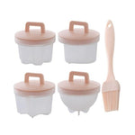 4pcs Silicone Steamed Egg Cooker