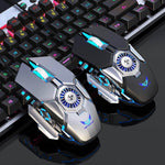 Cooling USB Fan Gaming Mouse