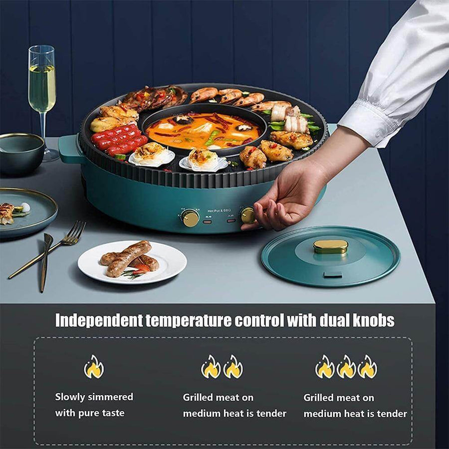 Korean Style Non-stick Smokeless Electric Barbecue Grill - Image 4