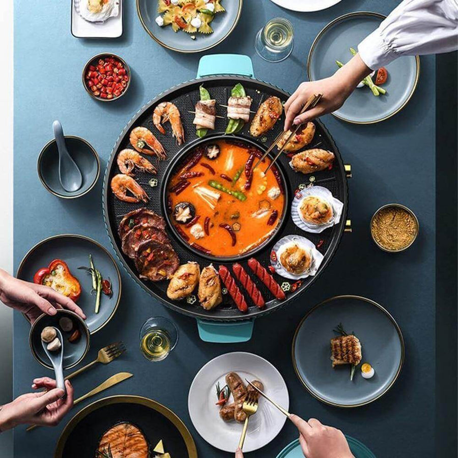 Korean Style Non-stick Smokeless Electric Barbecue Grill - Image 3