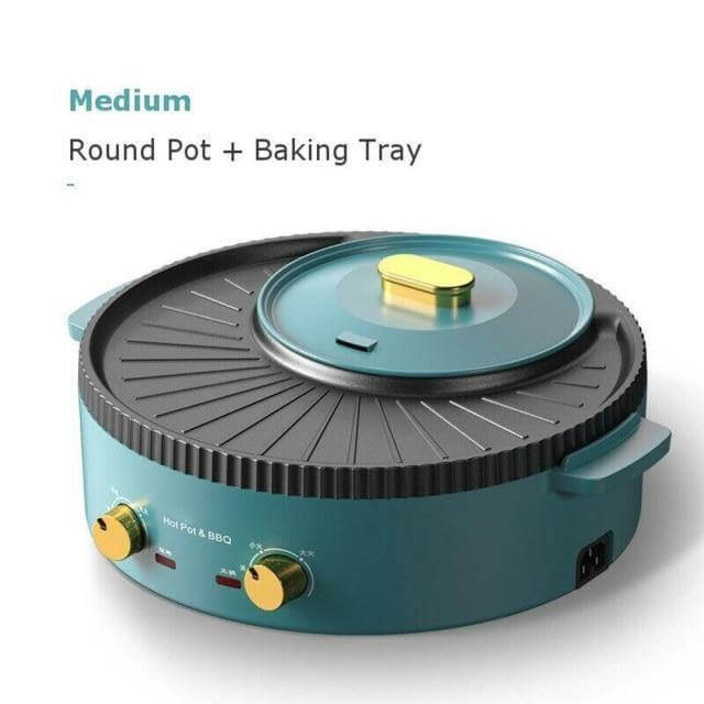 Korean Style Non-stick Smokeless Electric Barbecue Grill - Image 7