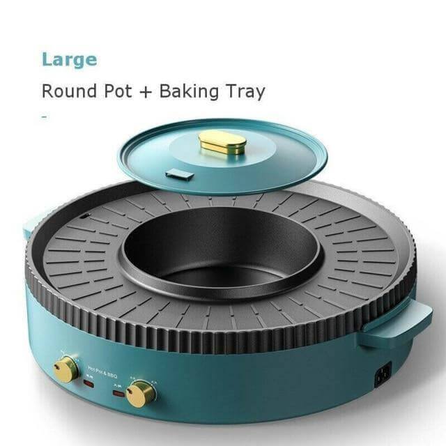 Korean Style Non-stick Smokeless Electric Barbecue Grill