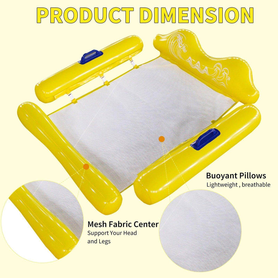 Inflatable Floating Water Lounger Hammock - Image 2