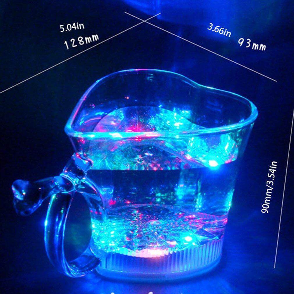 Heart Shaped Glowing Party Cup - MaviGadget