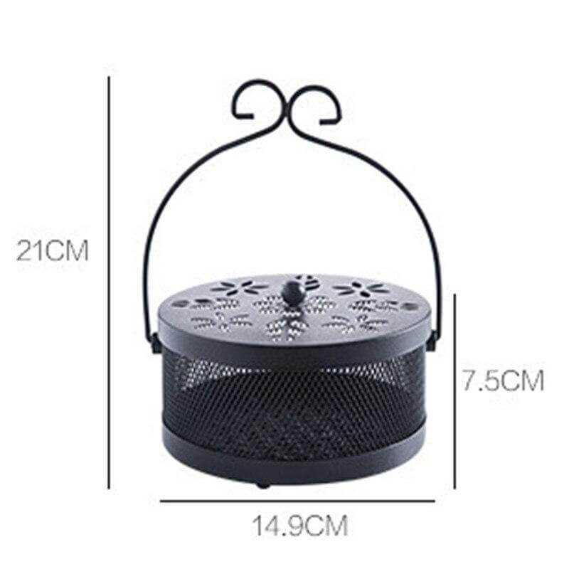 Iron Metal Hollow Decorative Mosquito Incense Box - Image 8