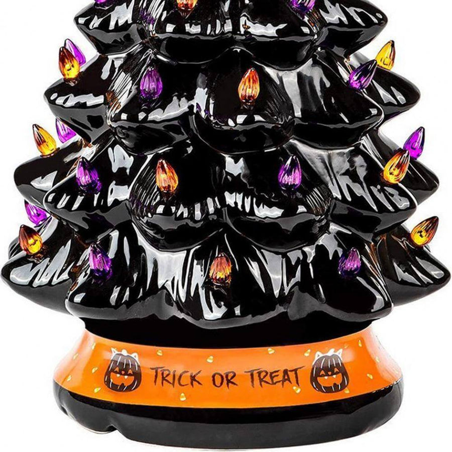 LED Light Halloween Pumpkin Ornament Tree - Image 8