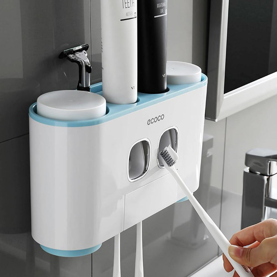 Wall-Mounted Smart Toothpaste Storage Dispenser - Image 0