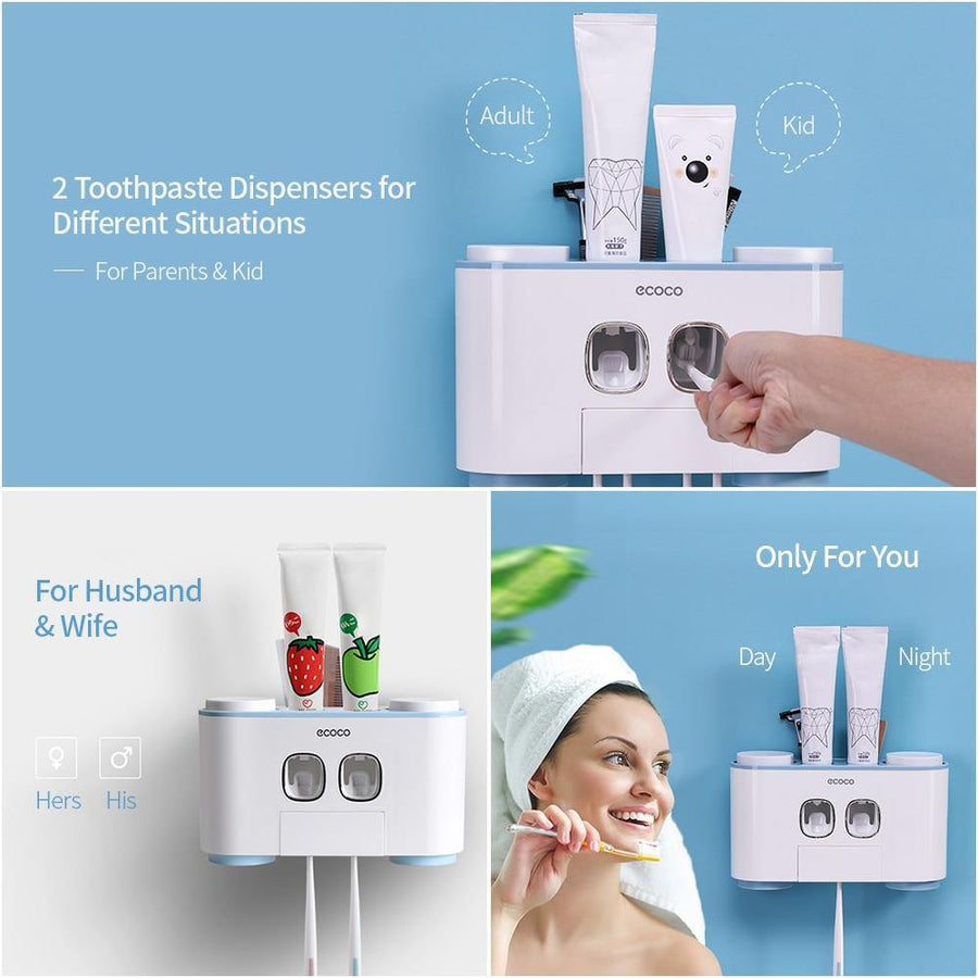 Wall-Mounted Smart Toothpaste Storage Dispenser - Image 4