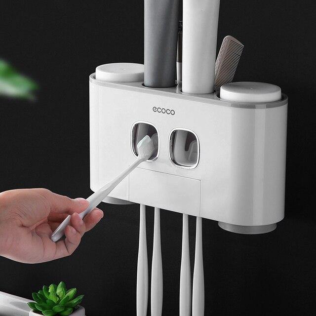 Wall-Mounted Smart Toothpaste Storage Dispenser - Image 9