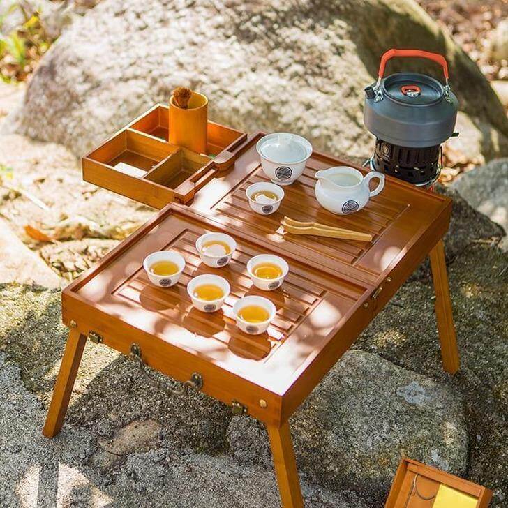 Portable Folding Travel Camping Table Set - Image 2