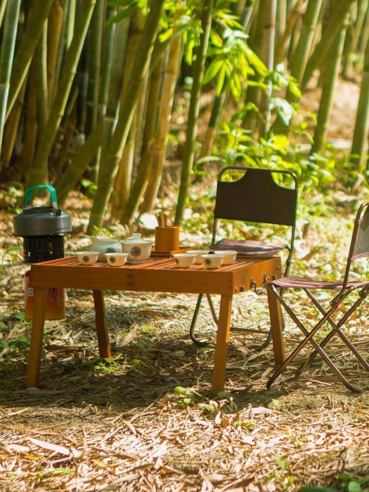 Portable Folding Travel Camping Table Set - Image 5