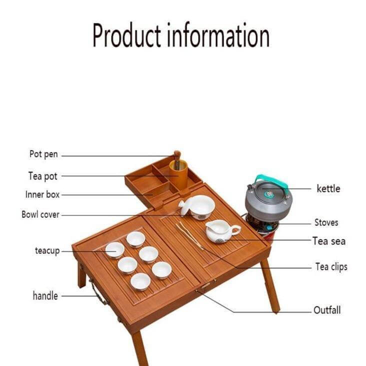 Portable Folding Travel Camping Table Set - Image 3