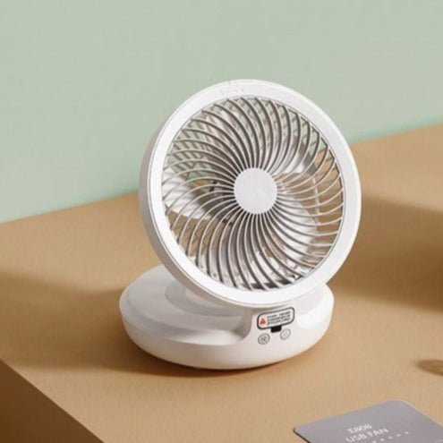Portable Wireless Foldable Fan Night Lamp - Image 0