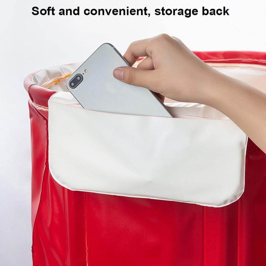 Portable Shoe-shaped Folding Bathtub - Image 2