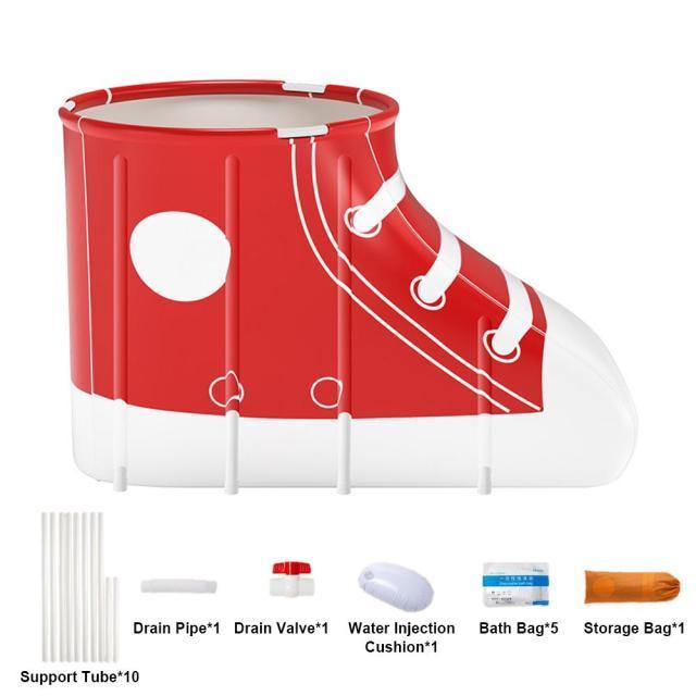 Portable Shoe-shaped Folding Bathtub - Image 7