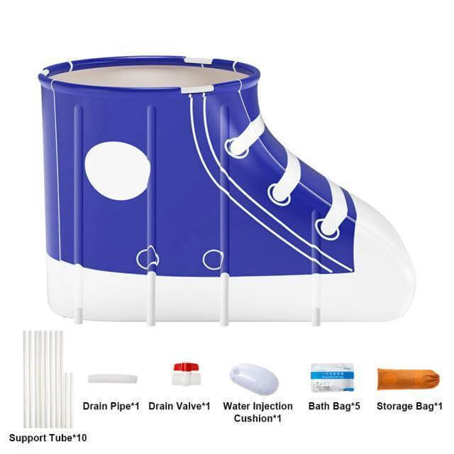 Portable Shoe-shaped Folding Bathtub - Image 5
