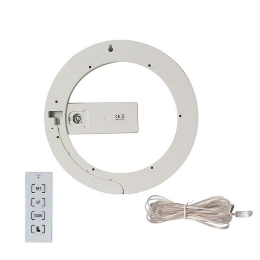 LED Ring Lamp Wall Clock - Image 9