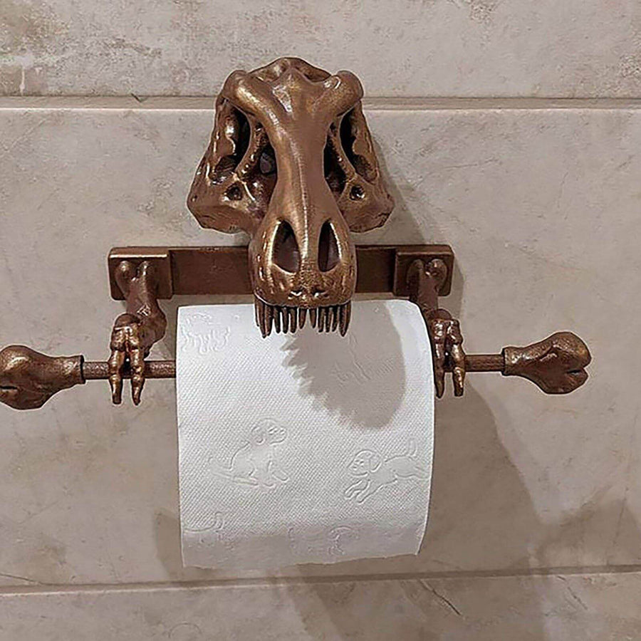 Creative Dinosaur Skeleton Toilet Paper Holder - Image 0