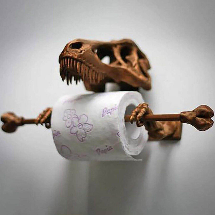 Creative Dinosaur Skeleton Toilet Paper Holder - Image 3
