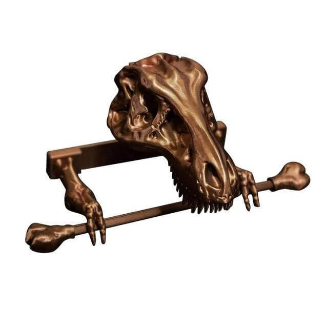 Creative Dinosaur Skeleton Toilet Paper Holder - Image 4